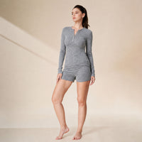 Tencel Merino Wool Blend Long-Sleeve Two-Piece Set