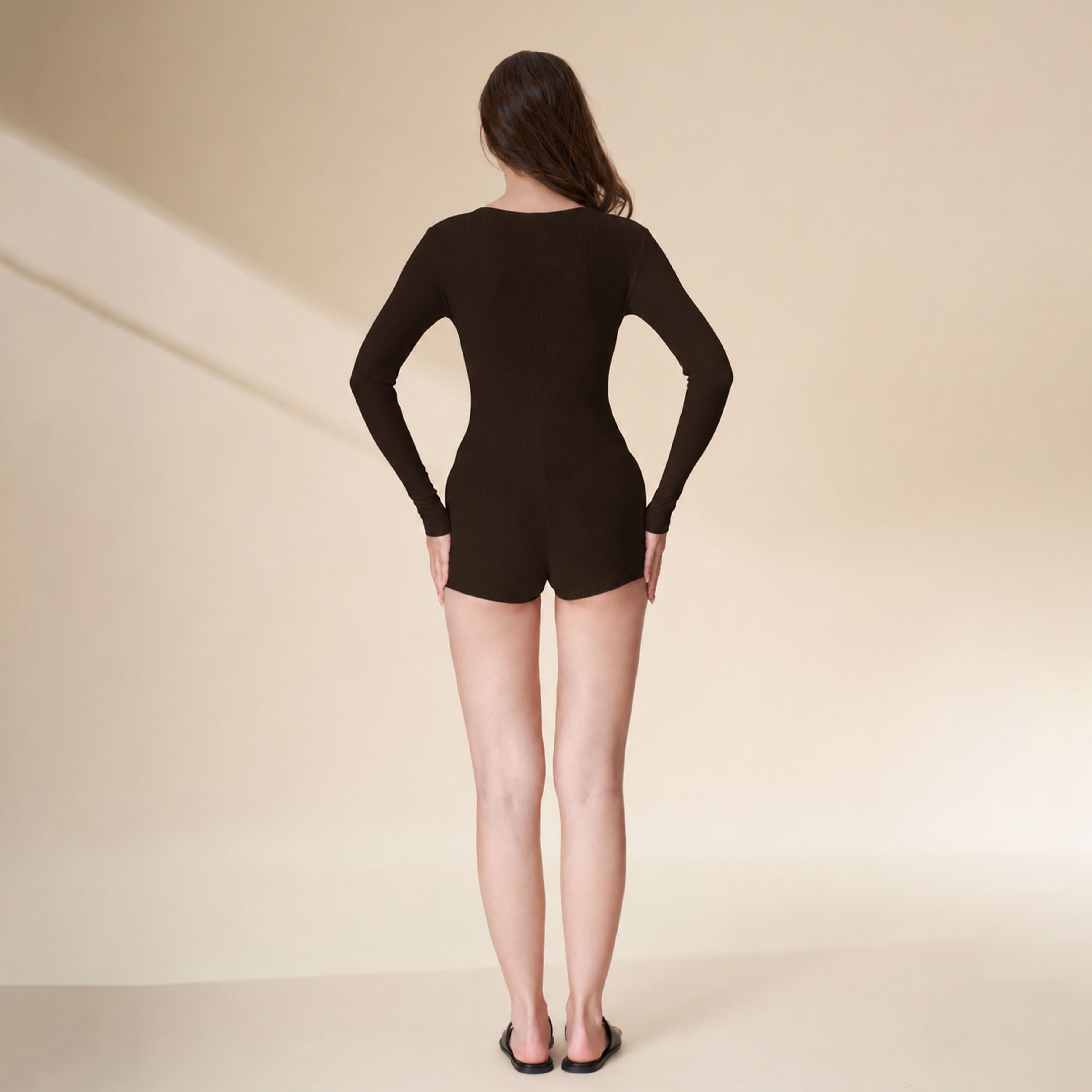 Baby Fabric Long Sleeve Romper Bodysuit